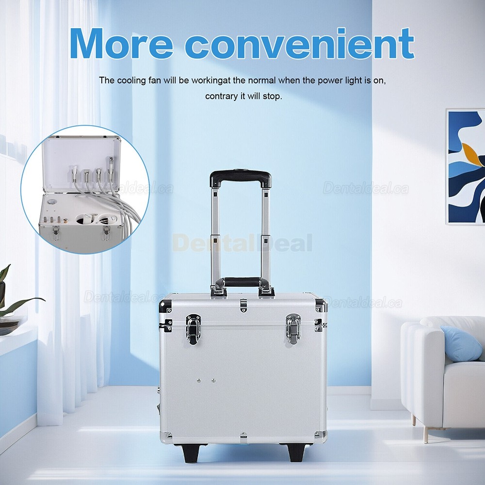 GOARD G12-A Mobile Dental Unit Portable Dental Unit with Air Compressor